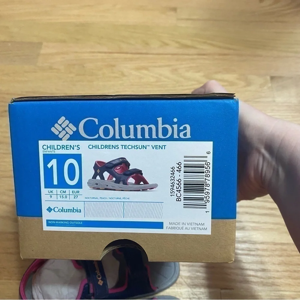 Columbia Techsun Vent Sandals NEW Sz 10 Children Toddler Girls Kids Pink Purple